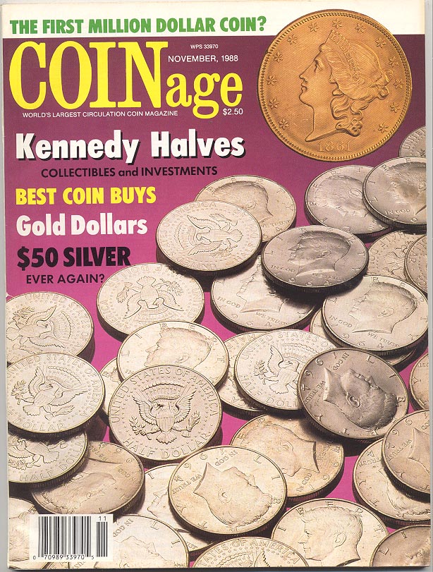 Coinage Magazine November 1988