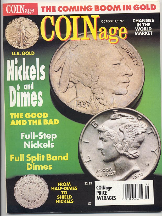 Coinage Magazine October 1992
