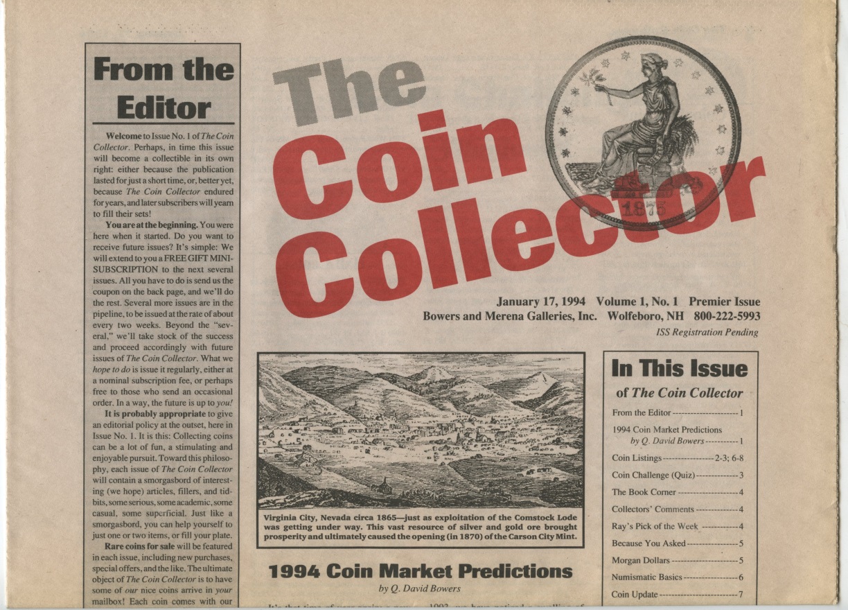 Bowers and Marena The Coin Collector #1