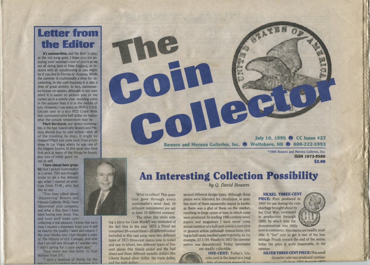 Bowers and Merena The Coin Collector #27