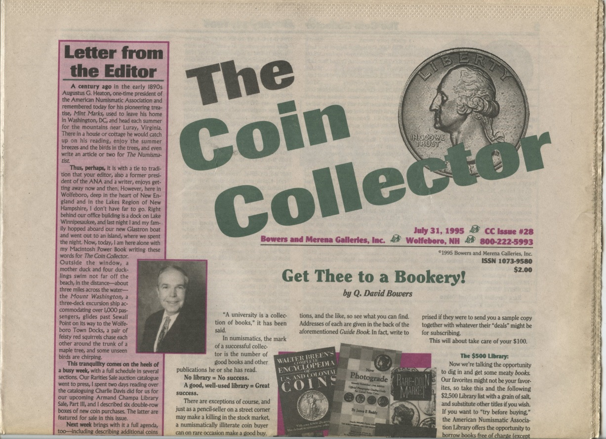 Bowers and Merena The Coin Collector #28