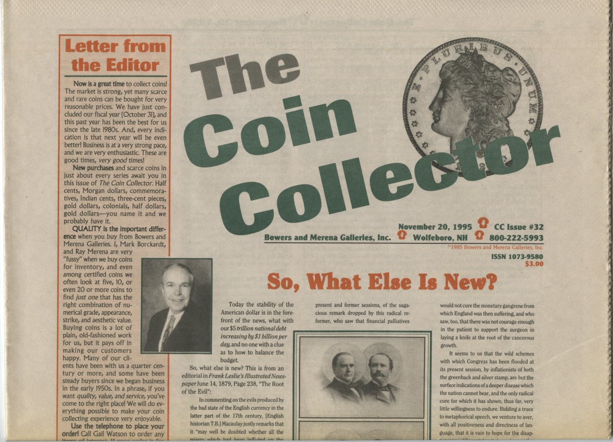 Bowers and Merena The Coin Collector #32