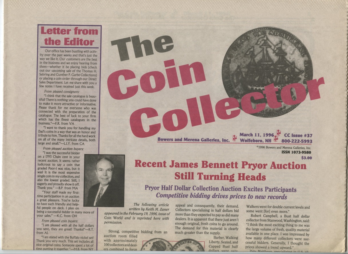 Bowers and Merena The Coin Collector #37