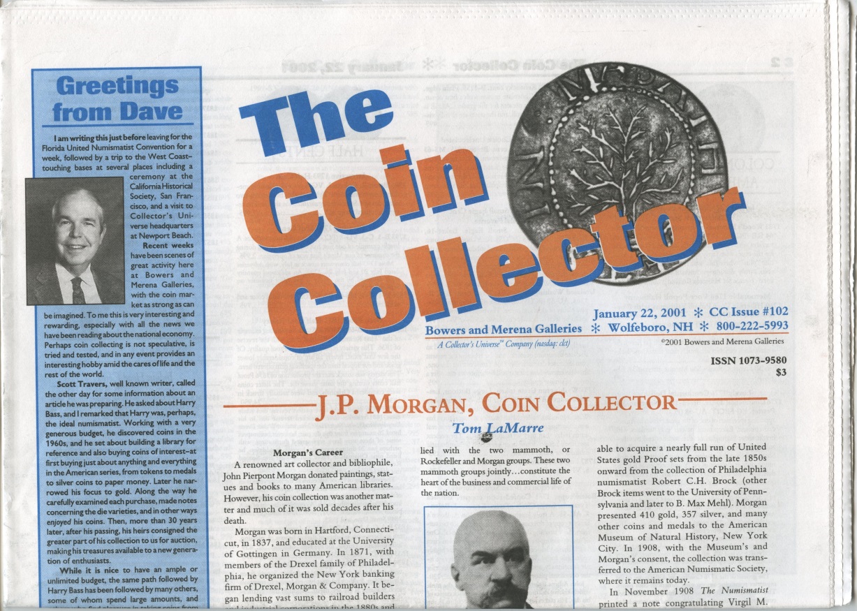 Bowers and Merena The Coin Collector #102
