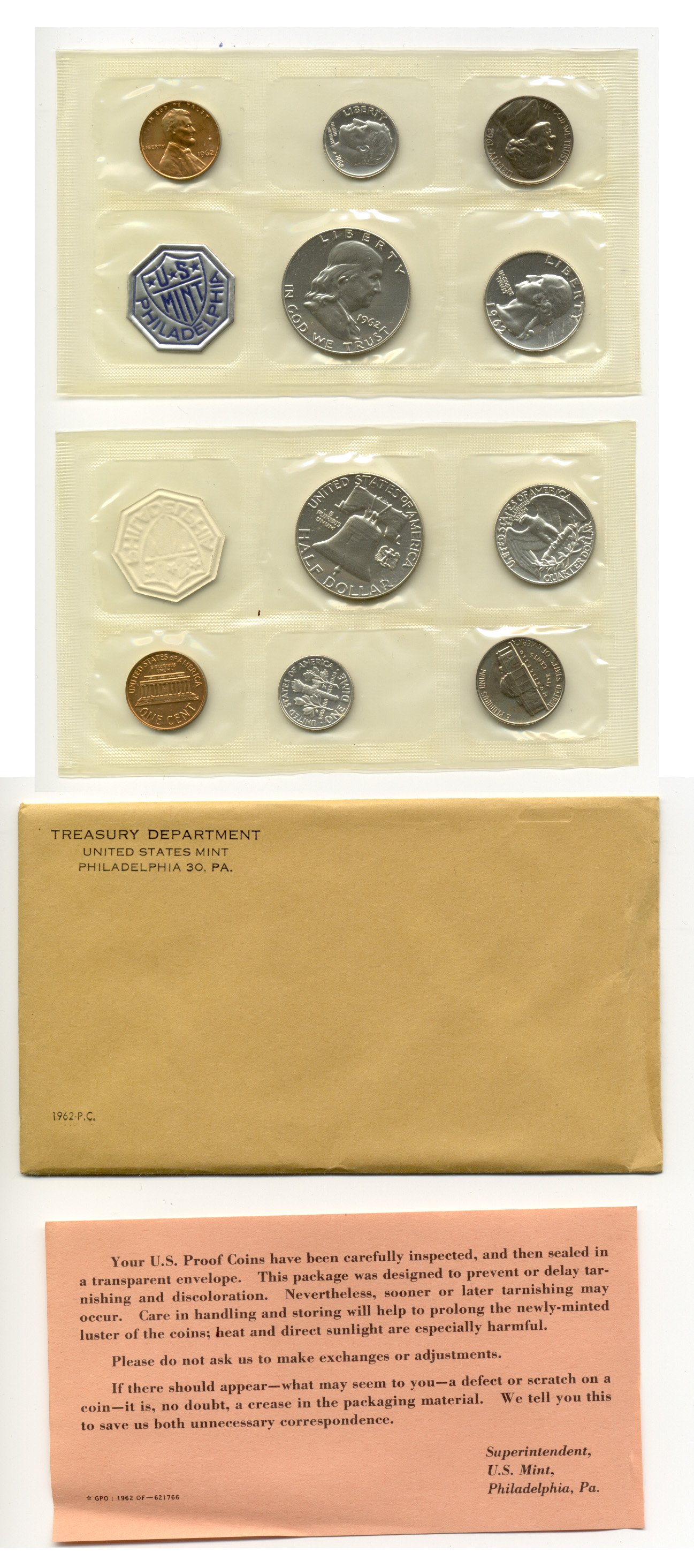 1962 United States Proof Set