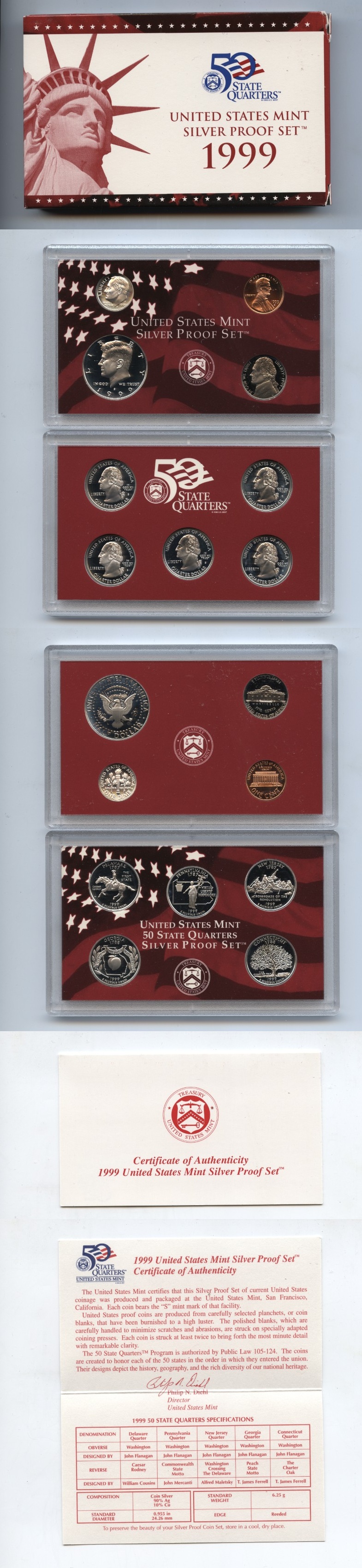 1999 United States Silver Proof Set