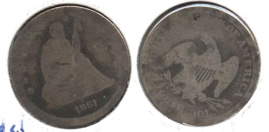 1861 Seated Liberty Quarter Fair-2
