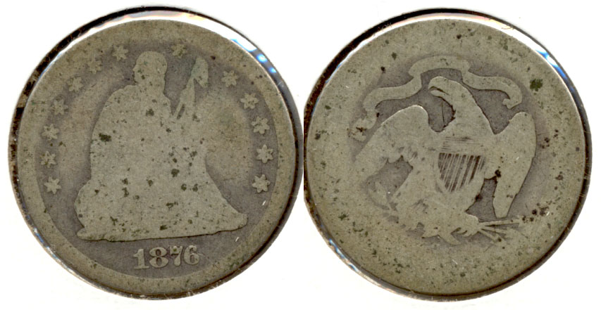 1876 Seated Liberty Quarter Fair-2 e