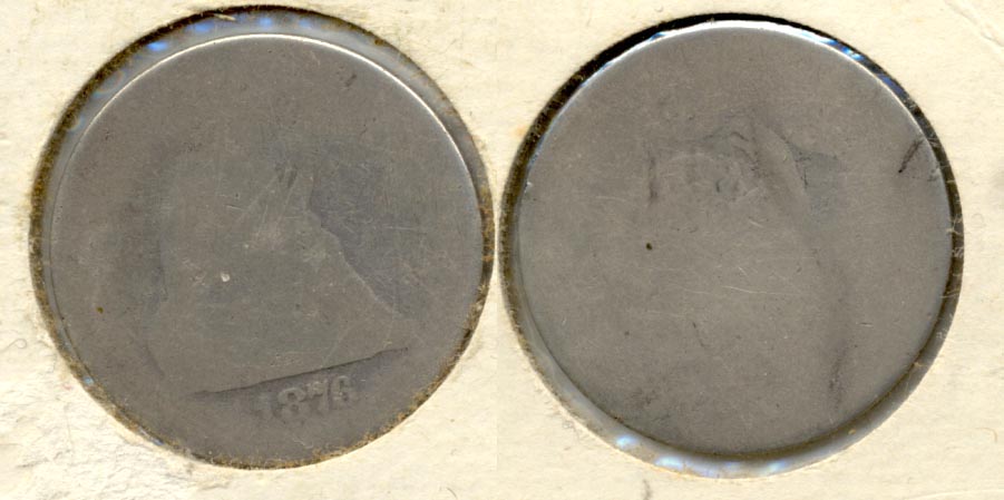 1876 Seated Liberty Quarter Fair-2 g