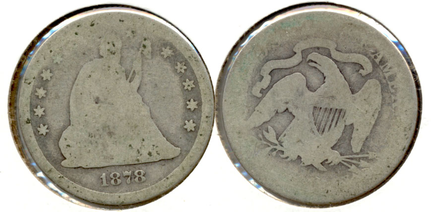 1878 Seated Liberty Quarter Fair-2