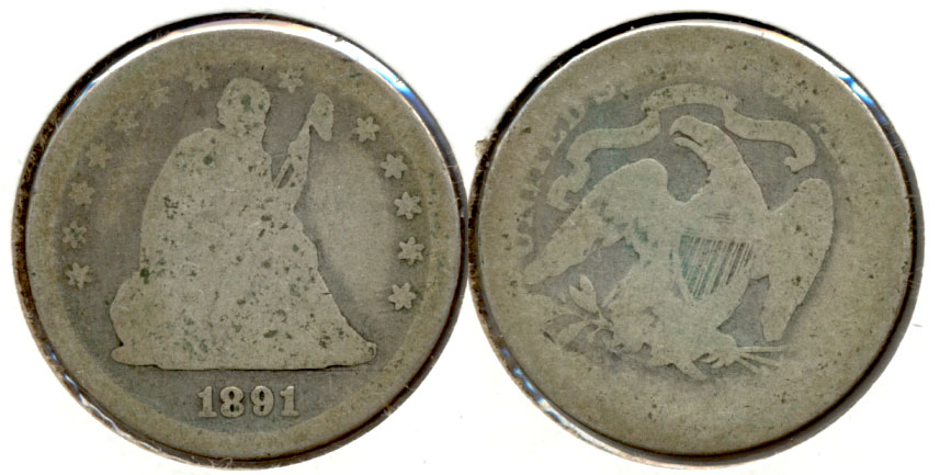 1891 Seated Liberty Quarter Fair-2 a