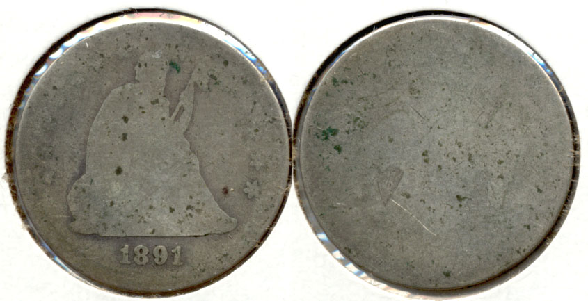 1891 Seated Liberty Quarter Fair-2 b