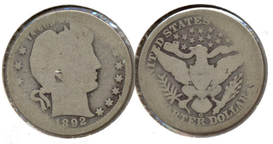 1892-O Barber Quarter Fair-2