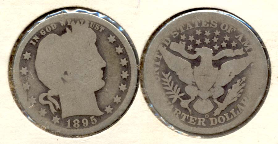 1895-O Barber Quarter AG-3 a