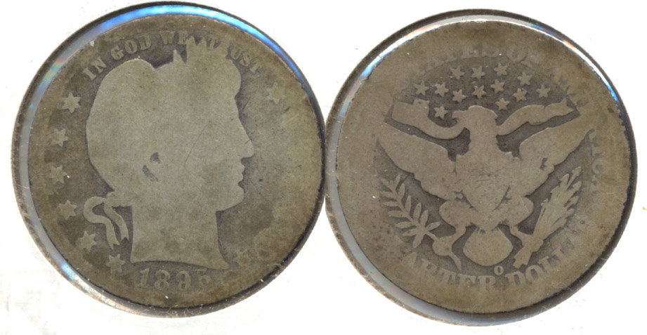 1895-O Barber Quarter AG-3 b