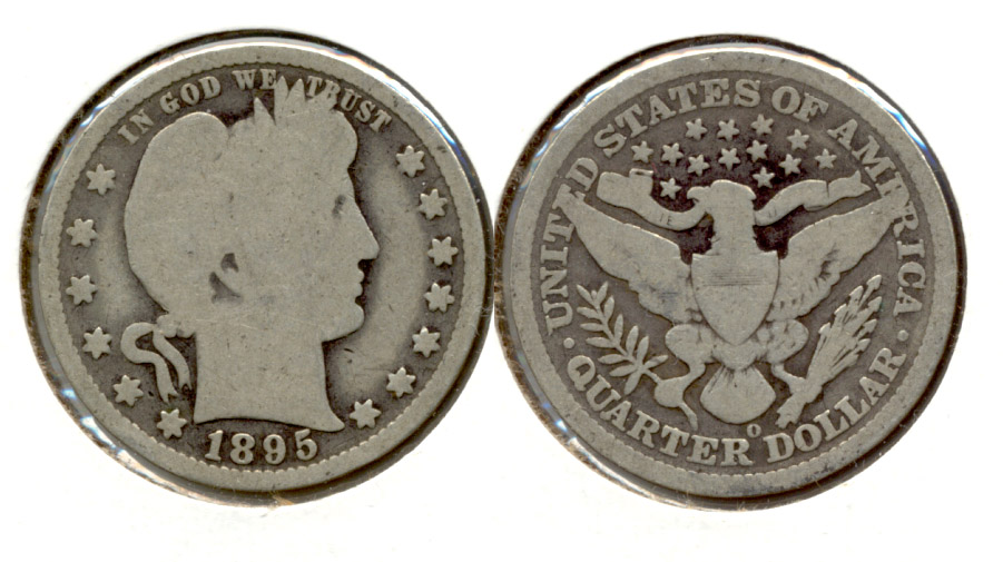 1895-O Barber Quarter Good-4