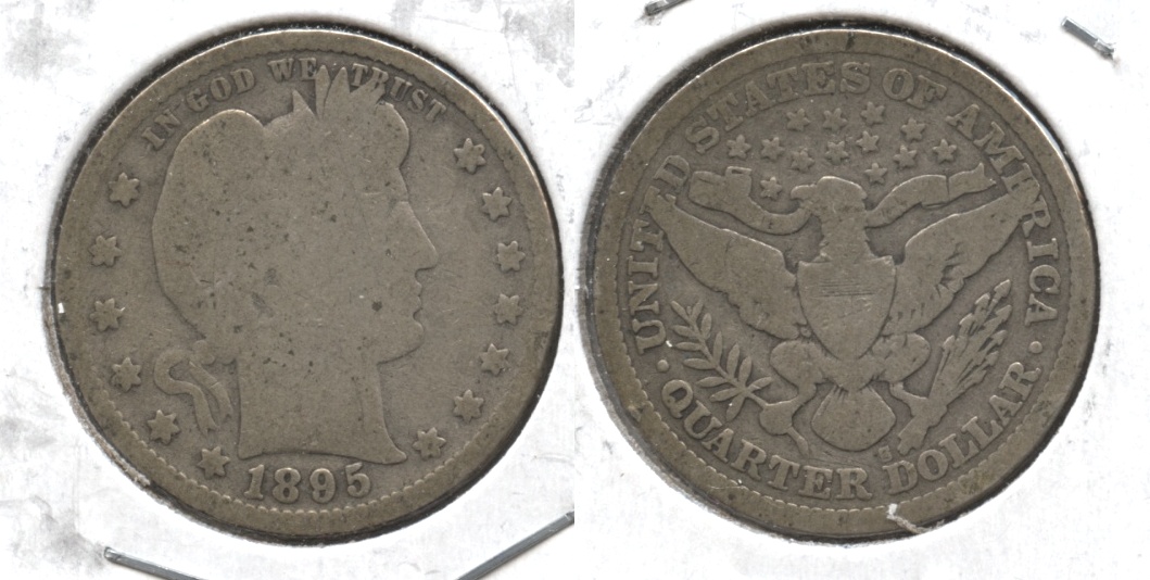 1895-S Barber Quarter Good-4