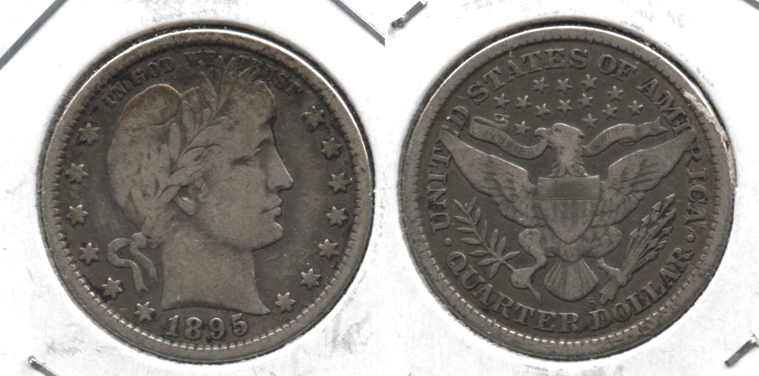 1895-S Barber Quarter VG-10