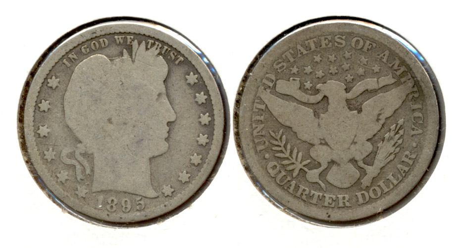 1895 Barber Quarter Good-4