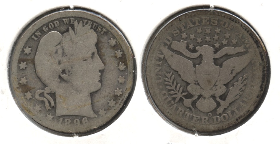 1896-O Barber Quarter AG-3 #a