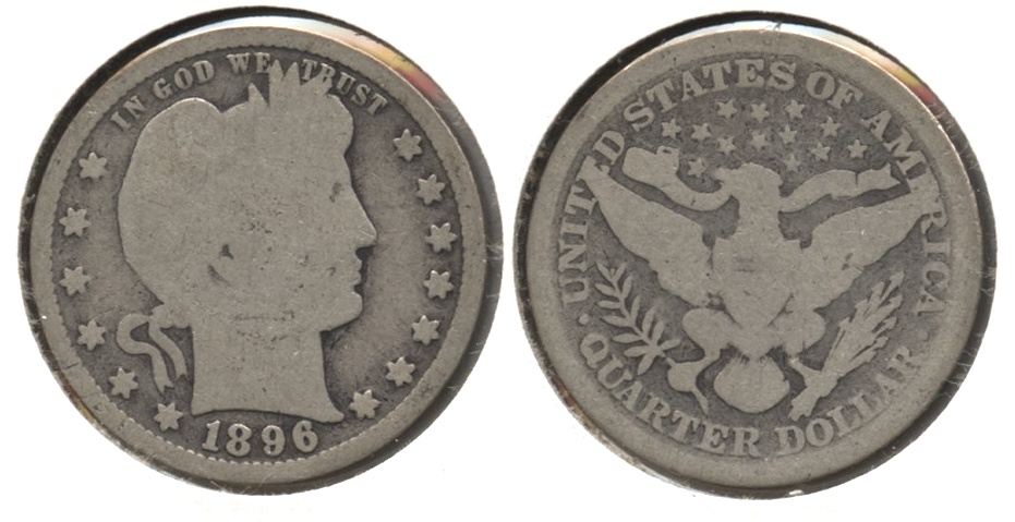 1896 Barber Quarter Good-4 #c