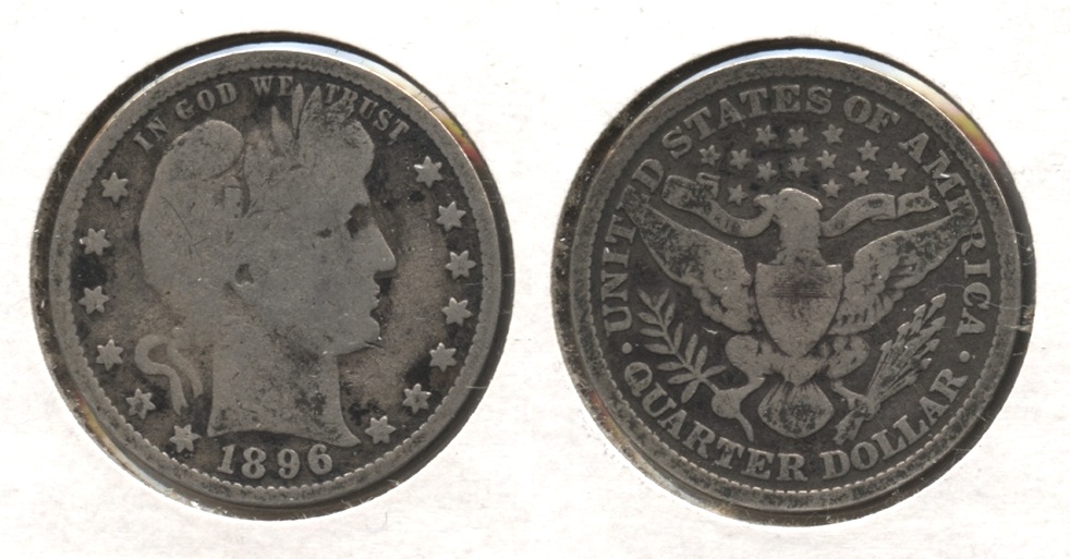 1896 Barber Quarter Good-4 #i