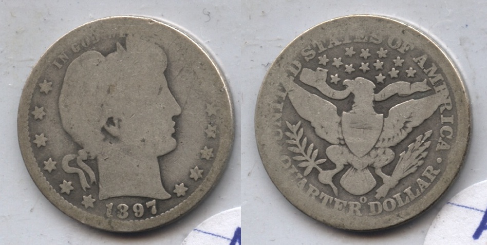 1897-O Barber Quarter AG-3 #a