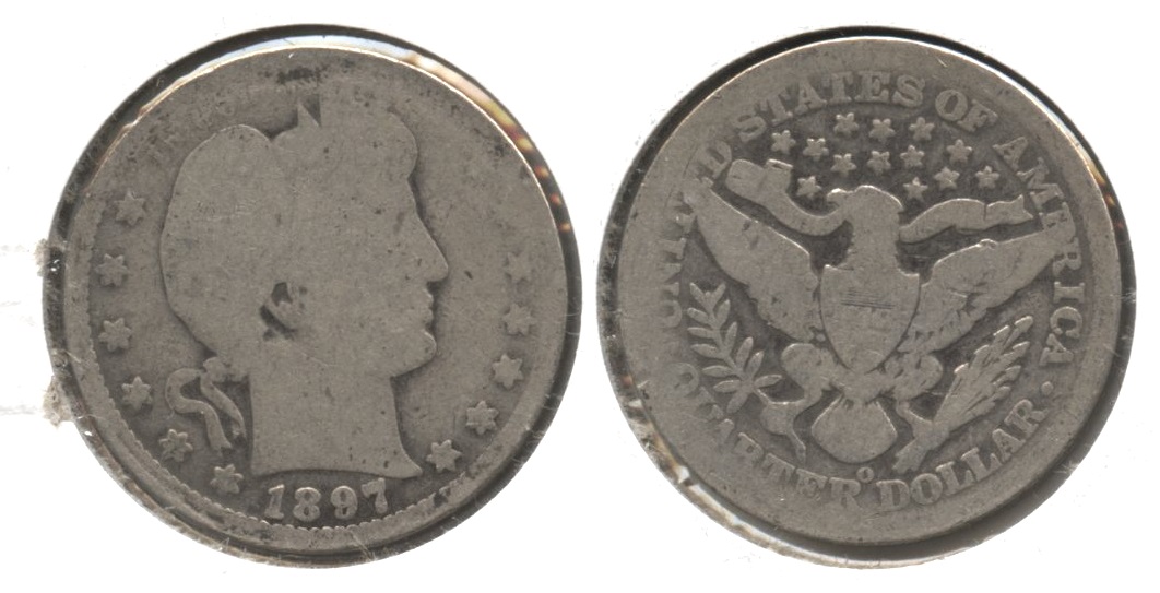 1897-O Barber Quarter AG-3 #j