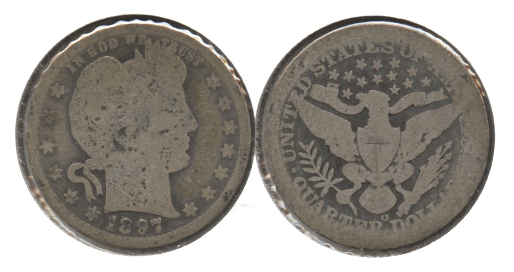 1897-O Barber Quarter AG-3 #k