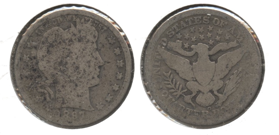 1897-O Barber Quarter AG-3 #l