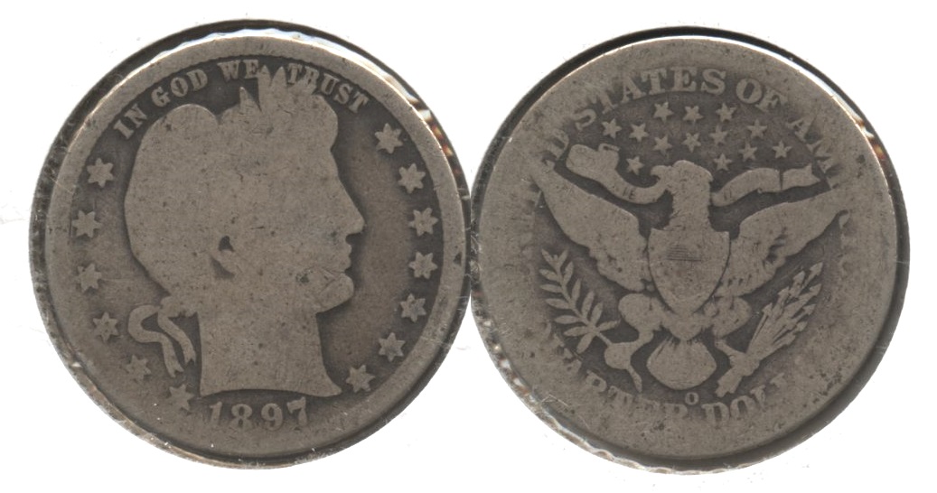 1897-O Barber Quarter AG-3 #r
