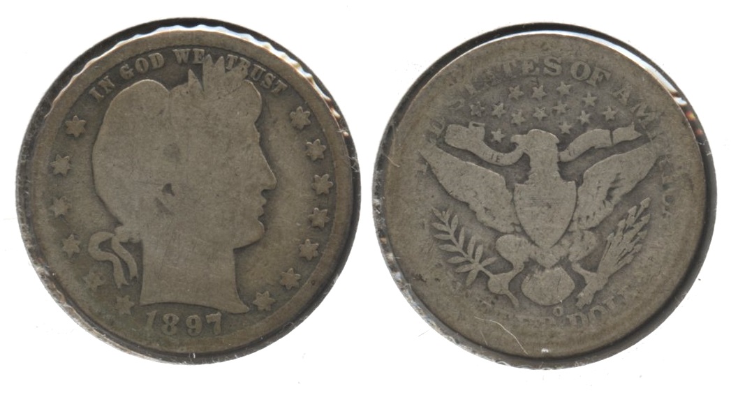 1897-O Barber Quarter AG-3 #u