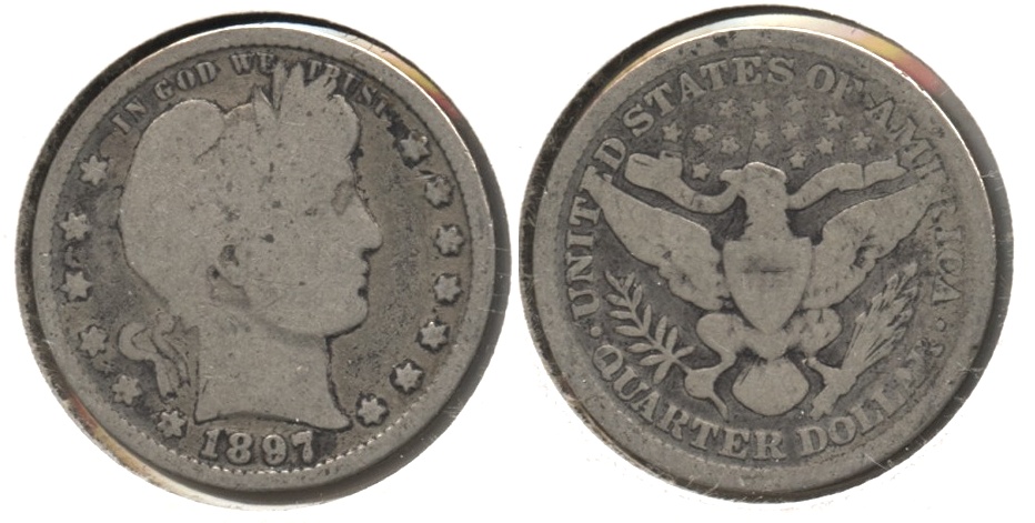 1897 Barber Quarter Good-4 #f
