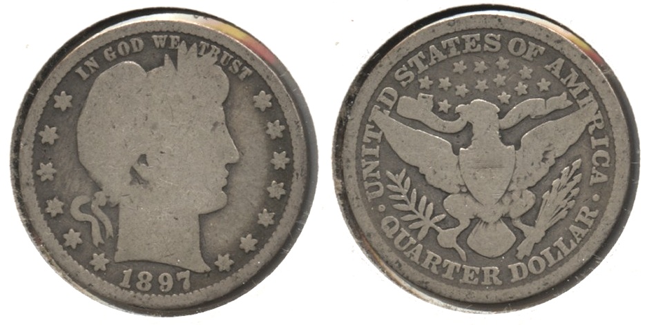 1897 Barber Quarter Good-4 #j