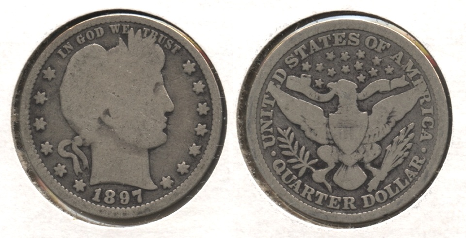 1897 Barber Quarter Good-4 #l