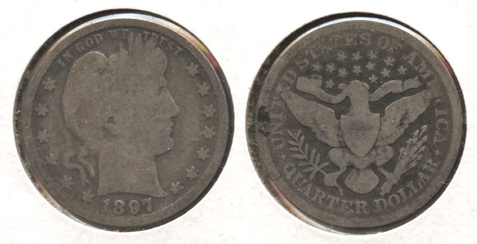 1897 Barber Quarter Good-4 #p