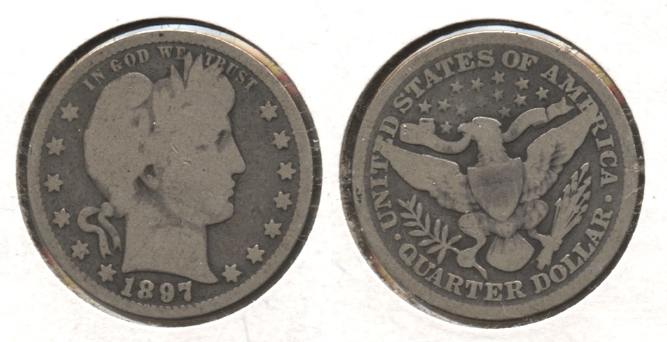 1897 Barber Quarter Good-4 #t