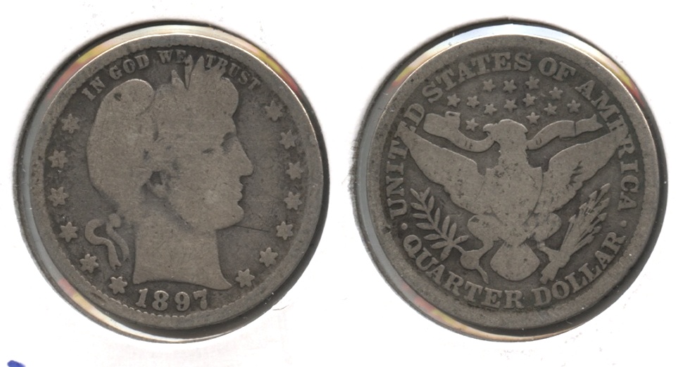 1897 Barber Quarter Good-4 #v