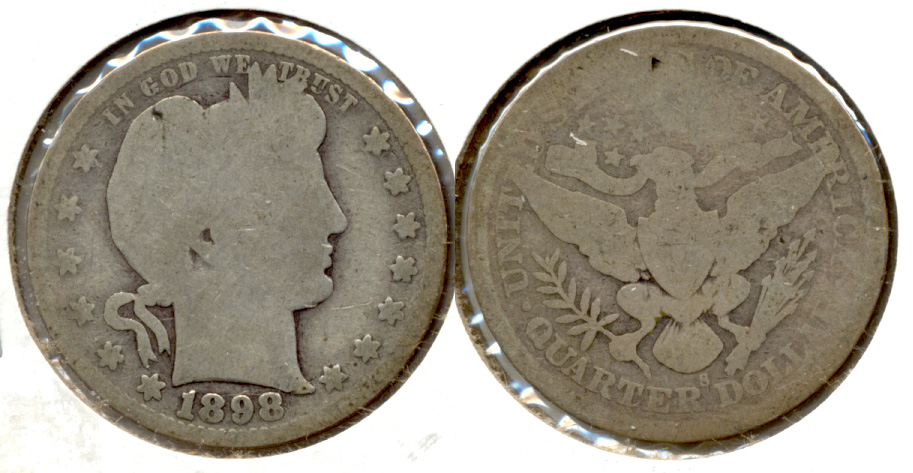 1898-S Barber Quarter AG-3