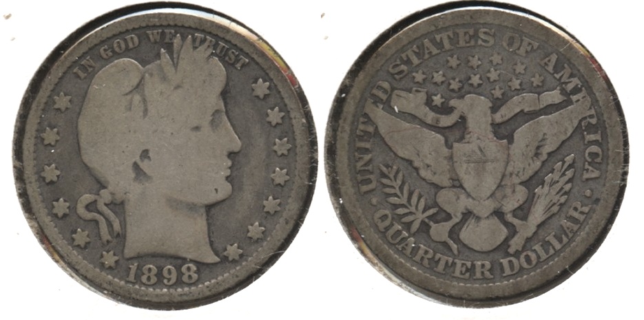 1898 Barber Quarter Good-4 #s