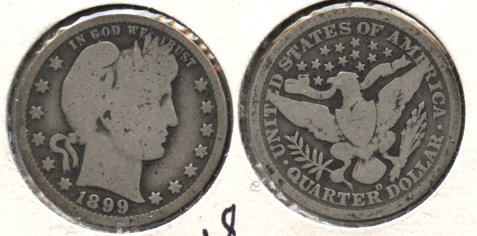 1899-O Barber Quarter Good-4 a