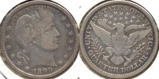 1899 Barber Quarter Fine-12
