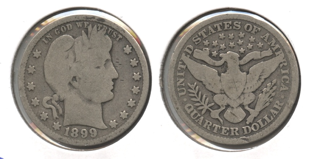 1899 Barber Quarter Good-4 #ac