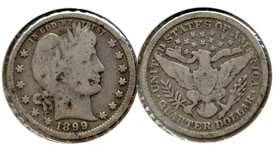 1899 Barber Quarter Good-4 i