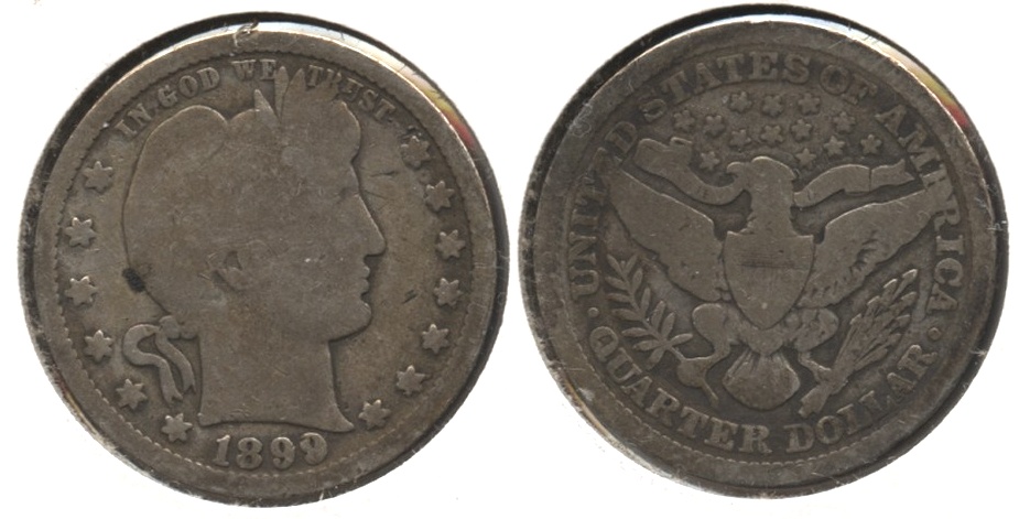 1899 Barber Quarter Good-4 #o