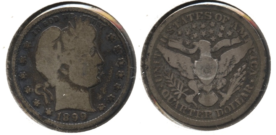 1899 Barber Quarter Good-4 #q