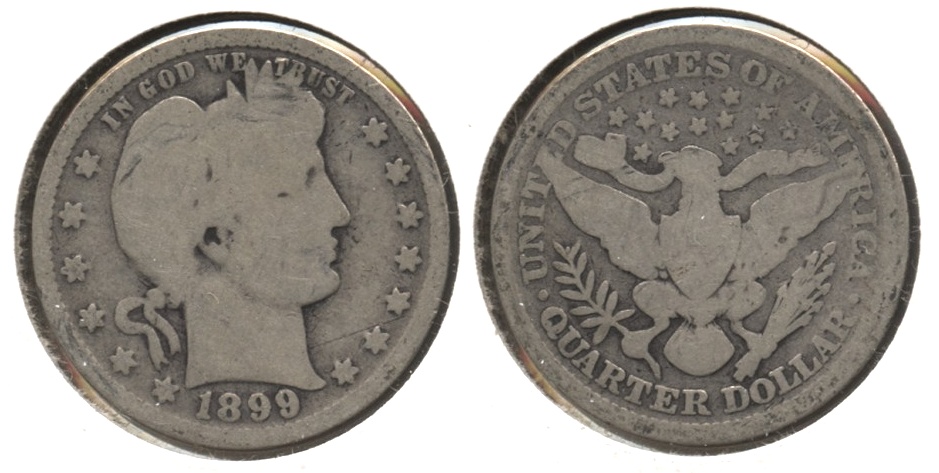 1899 Barber Quarter Good-4 #u