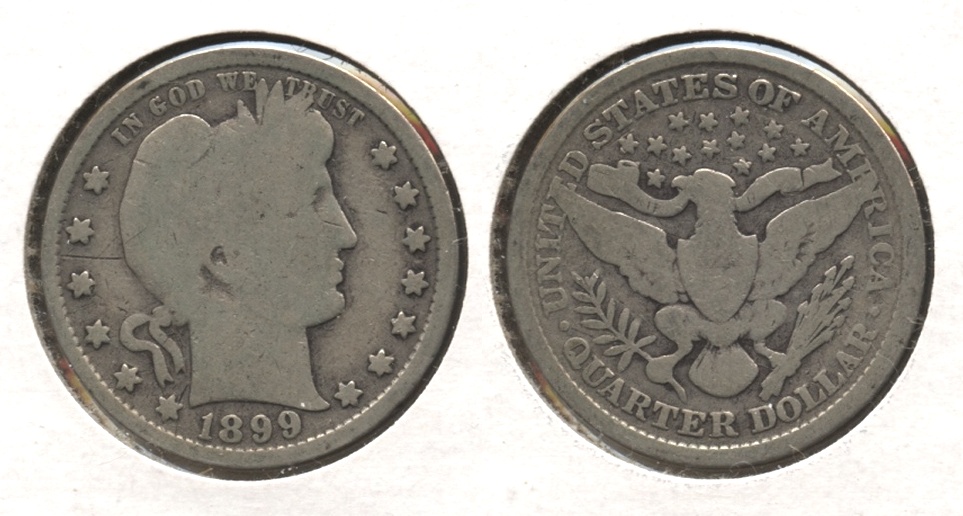 1899 Barber Quarter Good-4 #v