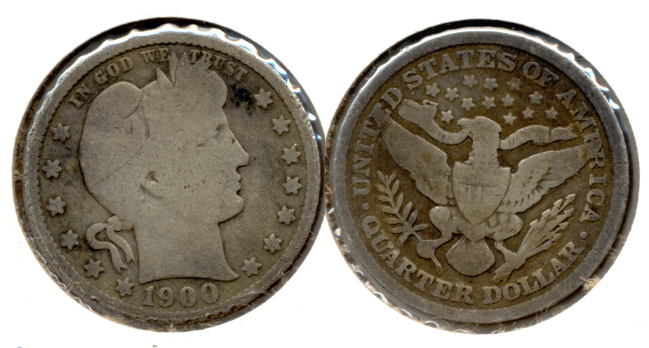 1900 Barber Quarter Good-4 a