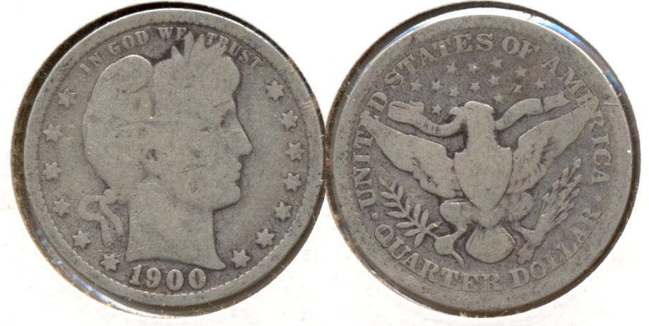 1900 Barber Quarter Good-4 d
